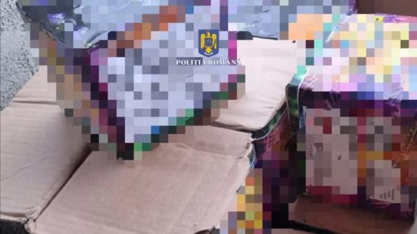 Captură record: 8 tone şi jumătate de artificii şi petarde, confiscate în Suceava