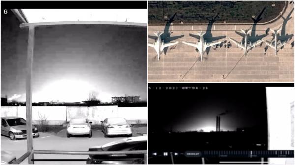 Cum a lovit Ucraina două baze rusești, departe de linia frontului. Rusia tot i-a bombardat masiv pe ucraineni câteva ore mai târziu