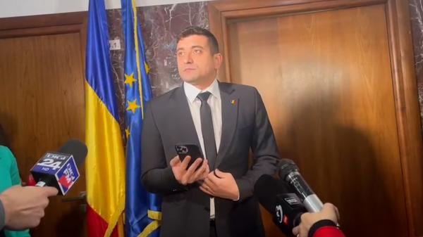 George Simion a dat buzna la Ministerul Energiei şi a deturnat conferinţa: "A fugit ministrul, a fugit Virgil, a fugit hoțul!"