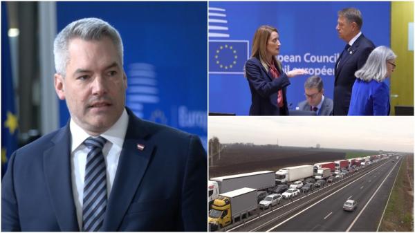 Austria consideră închis subiectul "România în Schengen". Cancelarul Nehammer anunță că un singur lucru l-ar putea face să se răzgândească