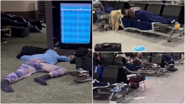 Zeci de zboruri România-Germania, în pericol. Haos pe aeroporturi din cauza ninsorilor abundente