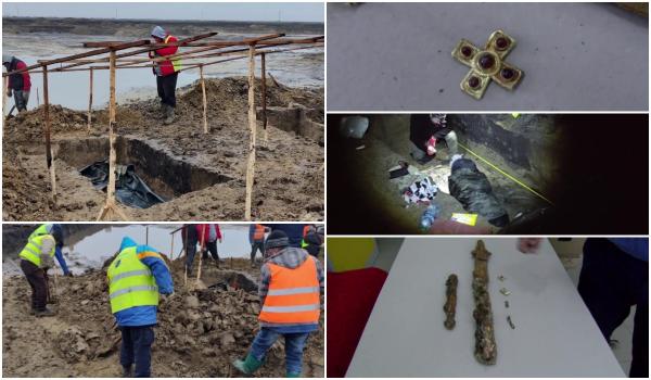 Războinic îngropat cu tot cu cal, descoperit într-un mormânt antic, în timpul lucrărilor la autostrada Ploiești - Buzău