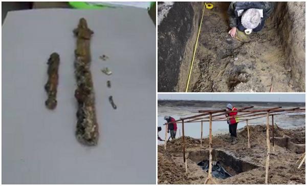 Războinicul îngropat cu tot cu cal, considerat de arheologi o descoperire fără precedent. Ce se mai afla în mormântul antic, lângă el