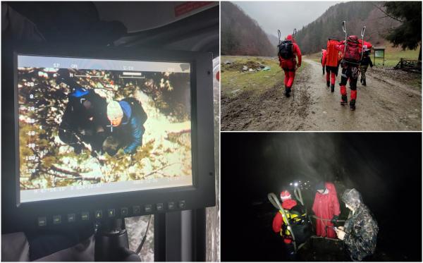 Ucrainenii rătăciţi în Munţii Maramureşului au supravieţuit cu zăpadă topită, ace de brad şi crenguţe peste care au turnat ketchup