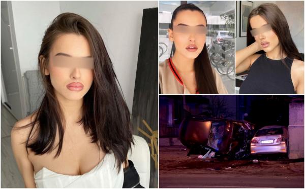 Ea este tânăra de 19 ani care a pierit în accidentul cumplit din Capitală. Ioana a murit nevinovată, după ce maşina condusă de iubitul drogat s-a răsturnat