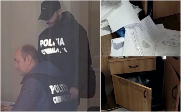 Ce ar fi văzut paznicul înainte de spargerea de la sediul Consiliului Judeţean Galaţi. Făptaşul este de negăsit