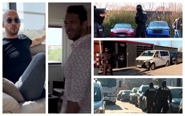 Ce posta Andrew Tate pe Instagram în timp ce mascații îi răscoleau vila din Pipera. Aliata fraților britanici ar fi o fostă polițistă din București