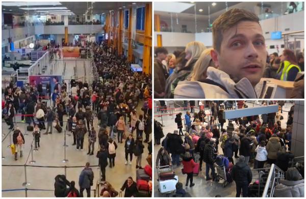 Zboruri ratate la început de an. Revolta pasagerilor, pe aeroportul din Cluj: "Stau afară la ţigări în loc să ne spună ce se întâmplă"