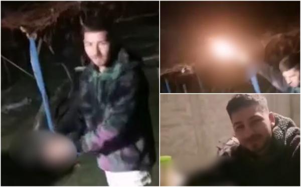 Momentul în care un tânăr de 24 de ani trage cu arma, filmat de cumnat. Cei 2 gorjeni au ajuns în arest, după ce au postat clipul pe internet