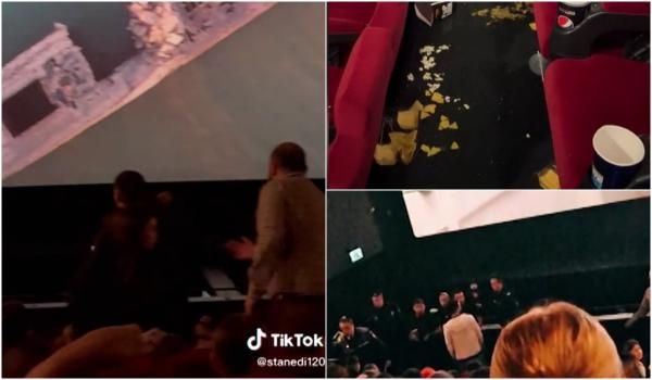 Mai mulţi tineri au făcut scandal la cinema din cauza locurilor din sală. Polițiștii ploieșteni au fost nevoiți să oprească filmul