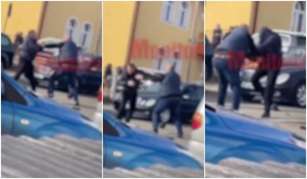 Doi părinți s-au încăierat în fața unei școli din Suceava, sub ochii elevilor. Și-au împărțit pumni din cauza unei învățătoare