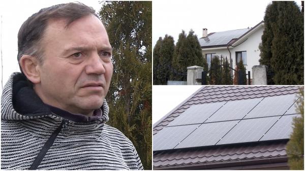 A primit 20.000 de lei de la stat pentru panouri fotovoltaice și el a mai dat 2.250 lei. Câtă energie produce acum