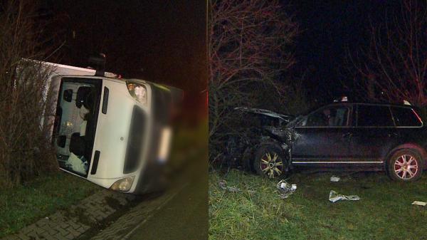 Impact catastrofal, după ce un tânăr de 27 de ani s-a urcat beat la volan și a intrat pe contrasens, într-o dubă