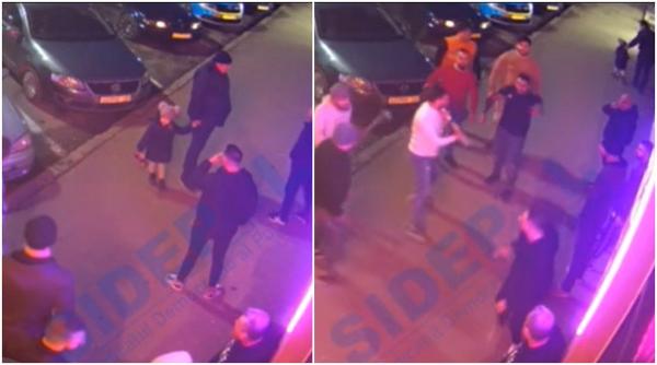 "Au ales strada să le fie ring de luptă." Scandal între mai mulţi tineri, în faţa unei săli de jocuri din Bacău. Un poliţist a fost lovit