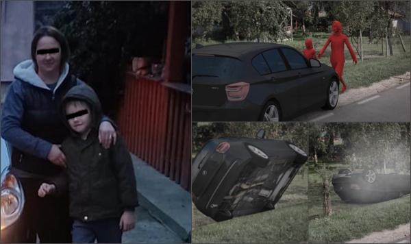 ANIMAȚIE GRAFICĂ: Cum s-a petrecut accidentul din Cluj, în care Matei și mama sa au fost spulberați de o șoferiță în drum spre școală."Am auzit o bubuitură mare"