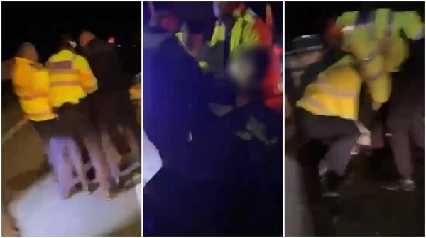 Șofer drogat, prins la pont de polițiștii din Maramureș. Tânărul încătușat de agenți a ieşit pozitiv la cinci substanţe interzise