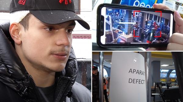 "Putea să rămână lat". Victor a sfidat moartea, după ce o bară de 200 kg i-a căzut în cap, la o sală de fitness din București