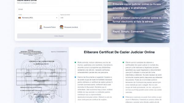 Prima zi de cazier online a venit cu erori. 3.000 de certificate au fost eliberate prin intermediul platformei