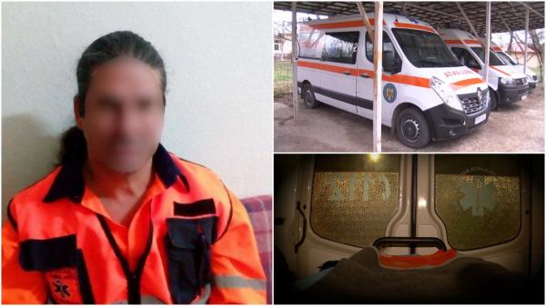 Camera din ambulanţă ar fi surprins cum asistentul încearcă să profite de minora din Teleorman. Tatăl fetei: "E traumatizată"