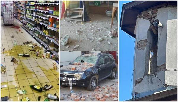 "Am simţit că se desface pământul, că ne înghite". Camerele video au surprins dimensiunea cutremurului din Gorj chiar în epicentru