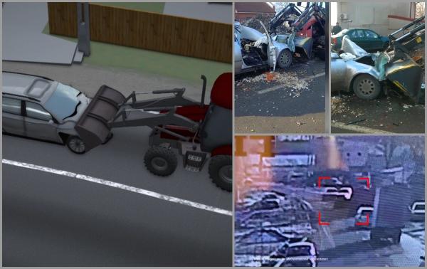 ANIMAŢIE GRAFICĂ. Doi bărbaţi au bătut un moldovean, iar apoi au vrut să îl ducă la spital cu maşina. La câteva minute au murit în accident, iar victima a supravieţuit