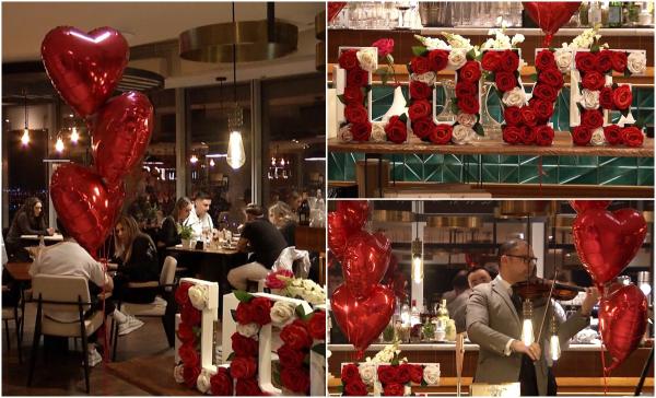 Cum au petrecut îndrăgostiţii de Valentine's Day. Dragostea ''a trecut prin stomac'' pentru numeroase cupluri