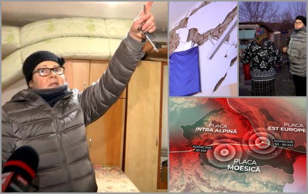 Primele măsuri după cutremurul de 5,7 din Gorj. O familie care trăieşte lângă epicentru prezintă cum arată locuinţa: "Riscăm să murim în casă"