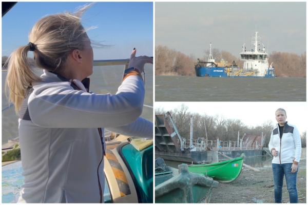 Dragor ucrainean, filmat de echipa Observator în zona Canalului Bâstroe. Efectele catastrofale asupra Deltei Dunării încep deja să se vadă