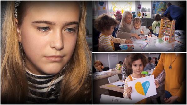 Nevoiţi să fugă din calea bombelor, copiii războiului își vindecă rănile în România. Inima Lisei a rămas însă în Ucraina: "Îmi lipsesc mult casa și fratele meu"