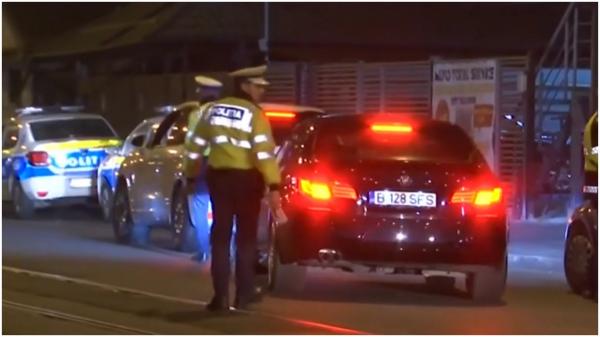 Zeci de şoferi, prinşi în ofsaid pe străzile Capitalei. Un bărbat cu permisul suspendat s-a urcat la volan după ce a consumat 3 substanţe interzise