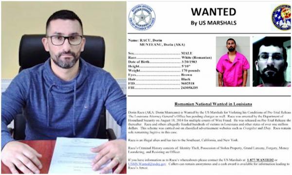 Viceprimar român, extrădat în SUA. Schema prin care Dorin Racu ar fi păgubit sute de americani cu 1 milion de dolari