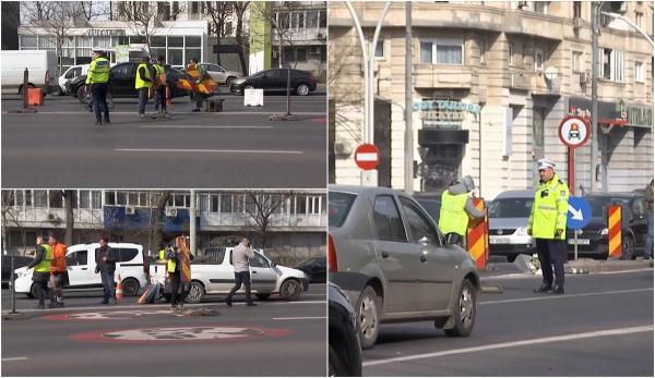 Lucrări noi la Pasajul Unirii: se vor monta senzori electronici şi semafoare inteligente. Restricţii de trafic în Bucureşti