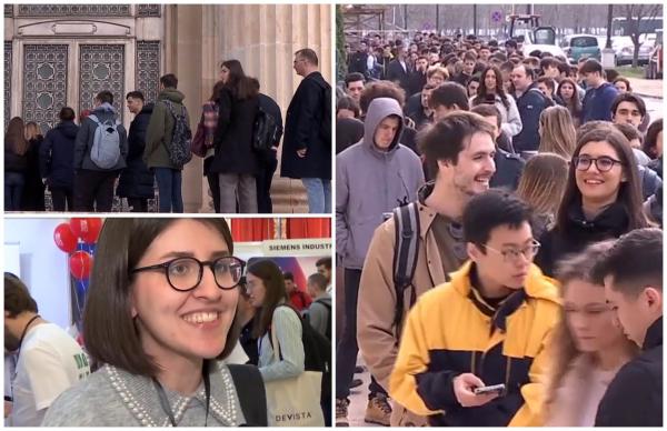 Mii de români, la coadă să se angajeze pe salarii care ajung şi la 10.000 de lei. "Ăsta e drumul meu în viaţă"