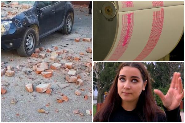 Cutremurul de 4.9 pe Richter de luni s-a simţit din Gorj până în Serbia. Mulţi copii au început să plângă: "Se mişca totul cu noi"