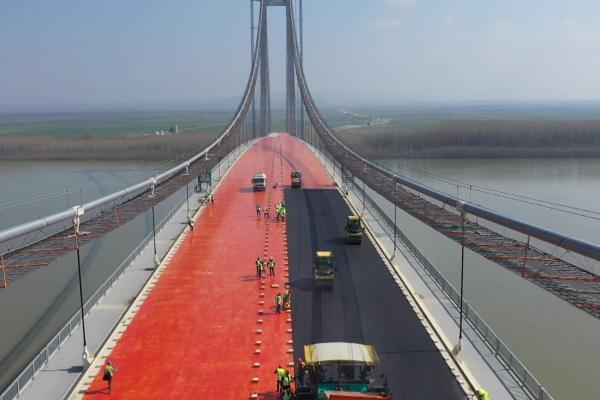 Moment "istoric" pentru "Golden Gate-ul" românesc. Când ar putea fi gata podul peste Dunăre de la Brăila