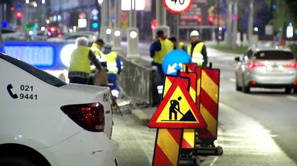 Lucrări la Pasajul Unirii, după valul de incidente din tunel. Circulaţie oprită pe timpul nopţii
