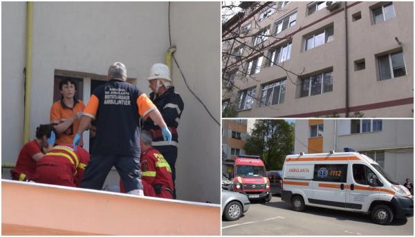 "Părinţii sunt vinovaţi!" O fetiță de 2 ani a căzut de la etaj, în Timișoara. Copila s-a urcat pe o noptieră şi s-a aplecat peste geamul deschis