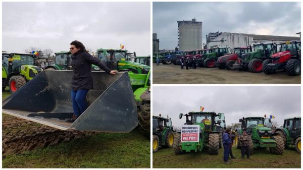 Mii de fermieri protestează în ţară. Sunt disperaţi de concurenţa neloială cruntă a grânelor ucrainene. Sute de utilajele, scoase pentru a bloca vămile şi şoselele