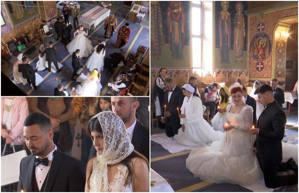 Tradiţie în Oltenia: la un an de la căsătorie, mirii merg la biserică să îşi ceară iertare în genunchi pentru ce au greşit