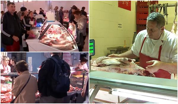 Reacţia unui client când vede cât a dat pe kilogramul de miel. "Ce să facem?"