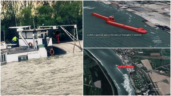 Ipotezele luate în calcul în cazul accidentului naval din portul Reni. Românii cer ucrainenilor să reţină vasul vinovat