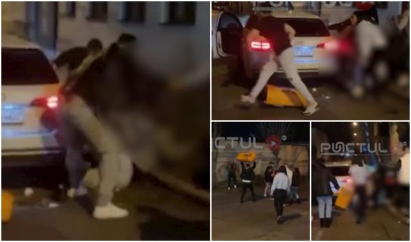 Reglare de conturi cu macete, în Reghin. Grupuri de "mafioți" s-au atacat cu săbiile în plină stradă, pentru taxe de protecție