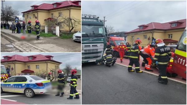 Cum a reuşit tatăl să-şi salveze unul dintre copii, după ce au fost loviţi pe trecerea de pietoni de un TIR, în Leţcani. Minorul de 3 ani a murit în impact