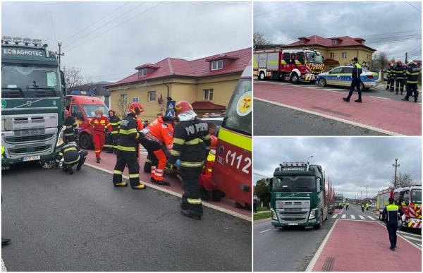 Doi copii şi tatăl lor, spulberaţi de TIR pe o trecere de pietoni din Leţcani, în drum spre grădiniţă. Unul dintre minori, de doar 3 ani, a murit