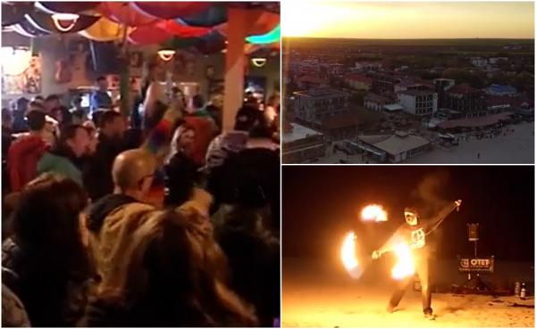 Distracţie fără sfârşit pe nisipul din Vamă. Tinerii au bifat încă o noapte albă: Au dansat şi au cântat cât i-au ţinut plămânii, până la răsărit