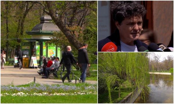 Nicușor Dan promite parcuri mai curate, în această vară: "Avem numărul necesar de oameni și asta se vede"