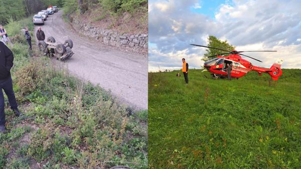 Sfârşit dramatic pentru un bărbat din Arad. A murit după ce s-a răsturnat cu ATV-ul şi a fost aruncat pe marginea drumului