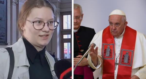 Sute de români au mers în Ungaria pentru a asista la slujba ţinută de Papa Francisc. Maria a cerut ajutor divin pentru BAC: "Mulţumesc că se roagă să avem note bune"