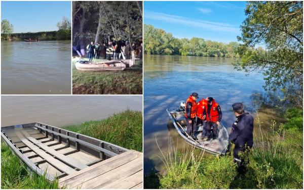 Barcă răsturnată în râul Mureş: Un tată şi doi copii, între cei dispăruţi. Supravieţuitorii s-au agăţat cu ultimele puteri de crengi