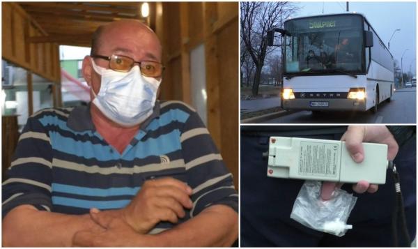 "Am mâncat nişte murături, atât". Șofer de autobuz prins beat la volan, în Drobeta Turnu Severin. Era în timpul cursei